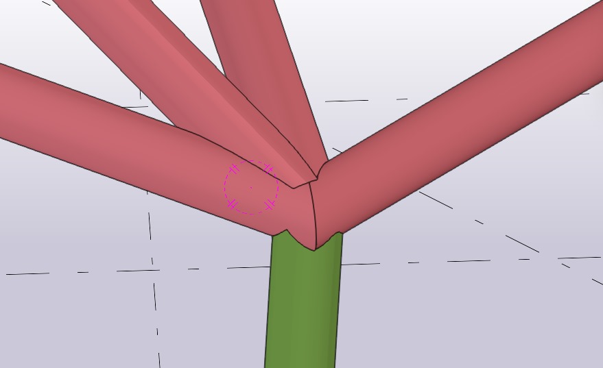 tubular steel structure